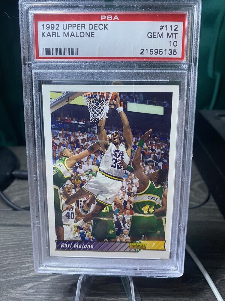 UPPER DECK Karl Malone コレクターウエア 1994 UPPER DECK #32 KARL MALONE NM-MT BASKETBALL CARD | eBay