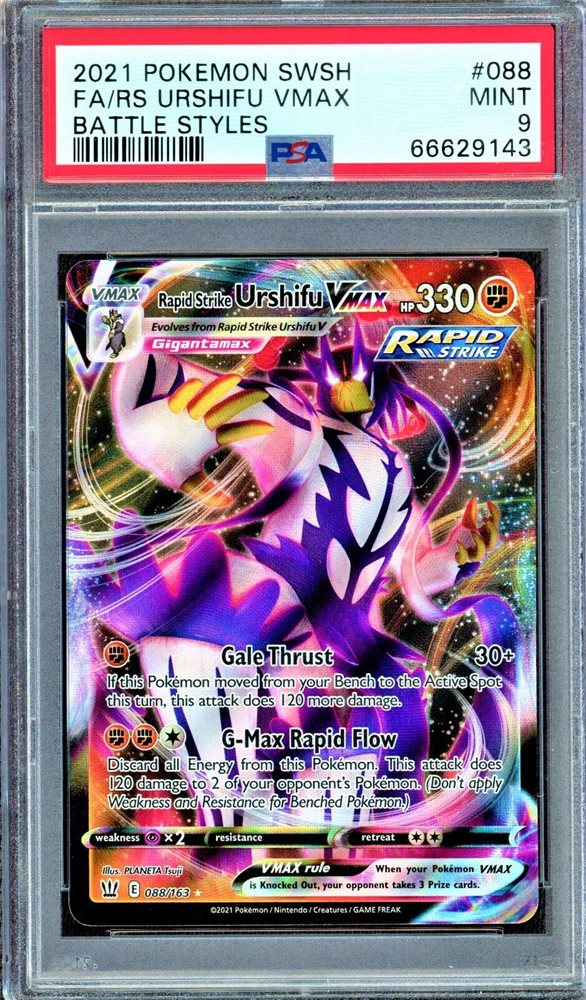 pokemon card rapid strike urshifu vmax price Pokémon TCG: Single Strike or Rapid Strike Urshifu VMAX League Battle – Toy  Mandala main image 0
