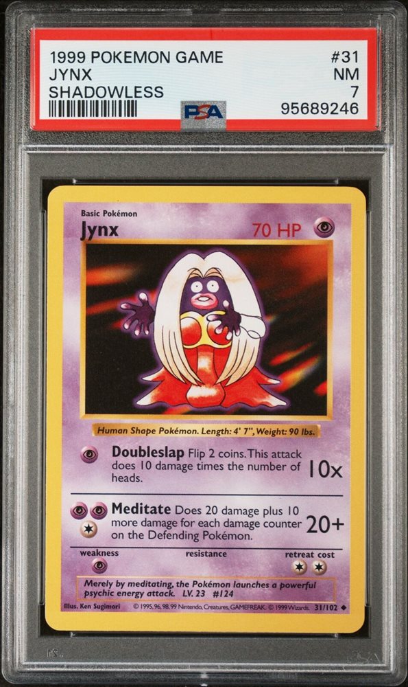 Auction Prices Realized Tcg Cards 1999 POKEMON GAME Jynx