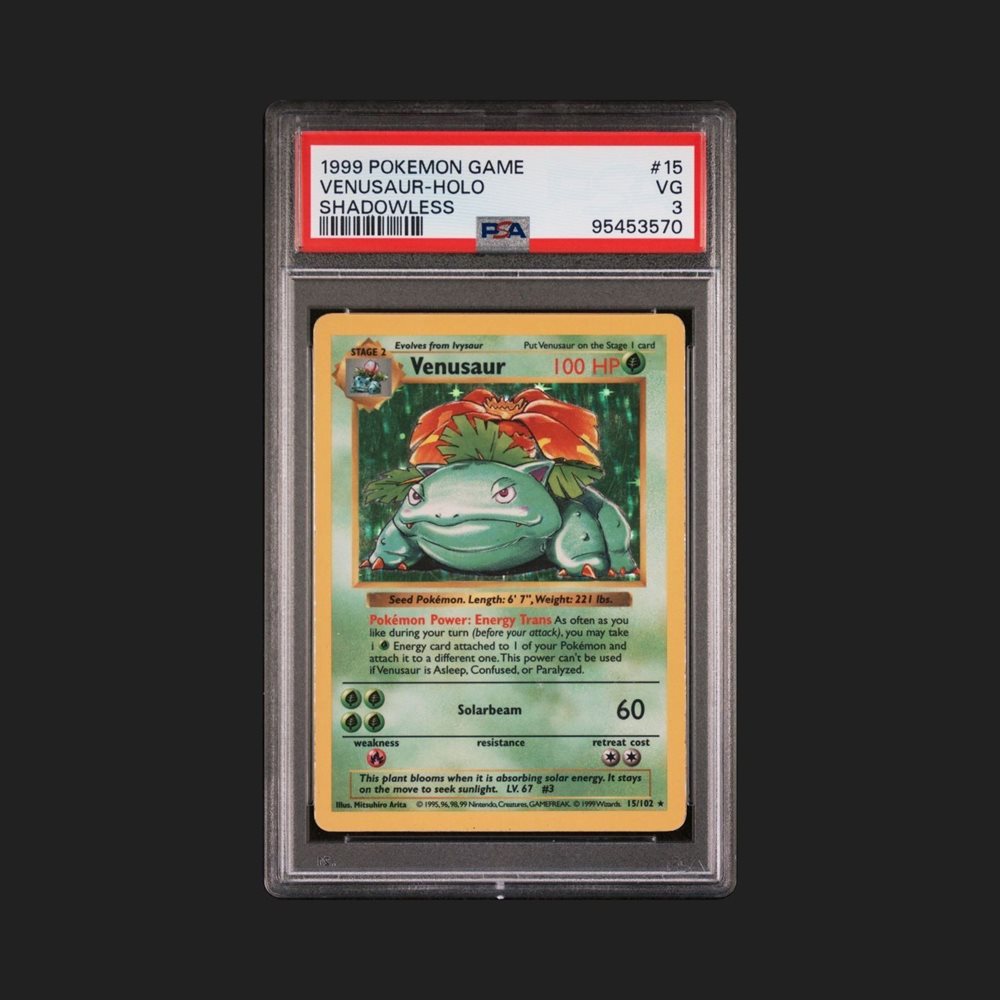 Auction Prices Realized Tcg Cards 1999 POKEMON GAME Venusaur-Holo