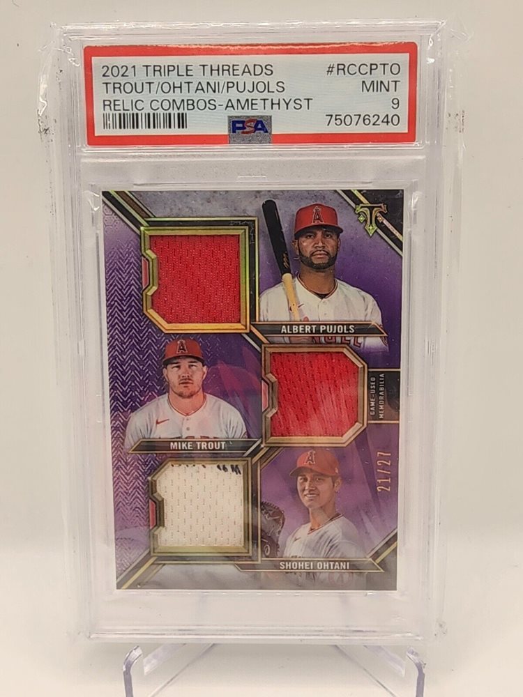 Auction Prices Realized Baseball Cards 2021 TOPPS TRIPLE THREADS