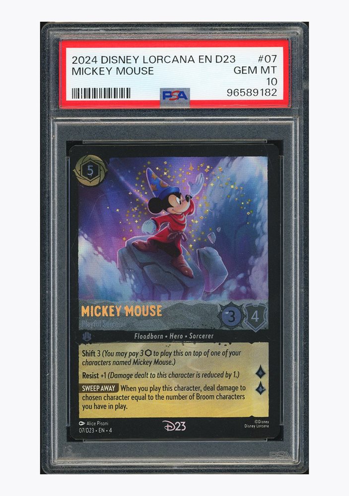 Disney ディズニー ロルカナ/ ミッキー D23 限定 / PSA10 2022 Disney Lorcana D23 Expo - Mickey Mouse Brave #1 PSA 10