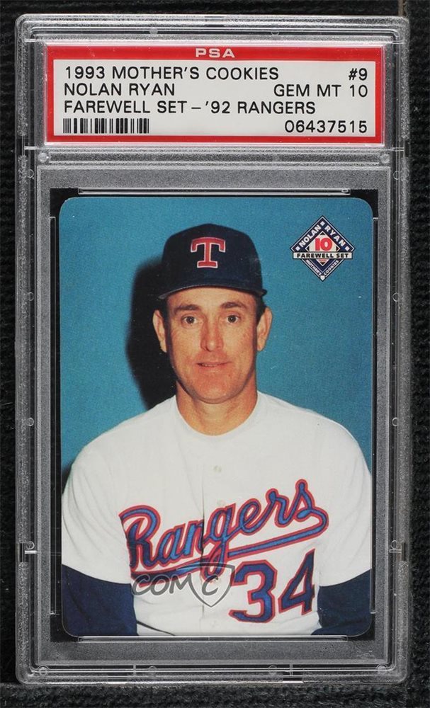 1993 Mother s Cookies Nolan Ryan Farewell Set Nolan Rya
