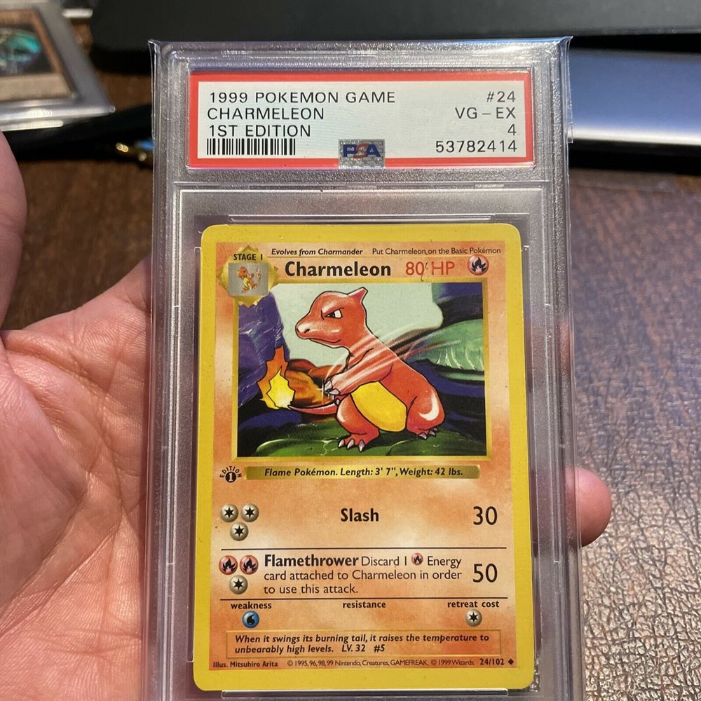 Auction Prices Realized Tcg Cards 1999 Pokemon Game Charmeleon 1ST EDITION