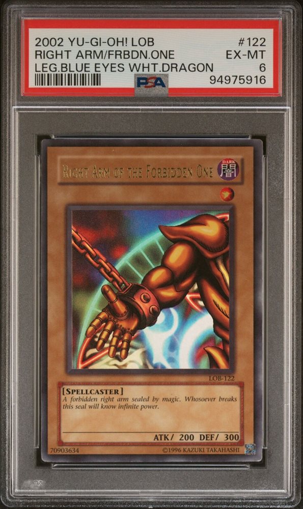 Auction Prices Realized Tcg Cards 2002 YU-GI-OH! LOB-LEGEND