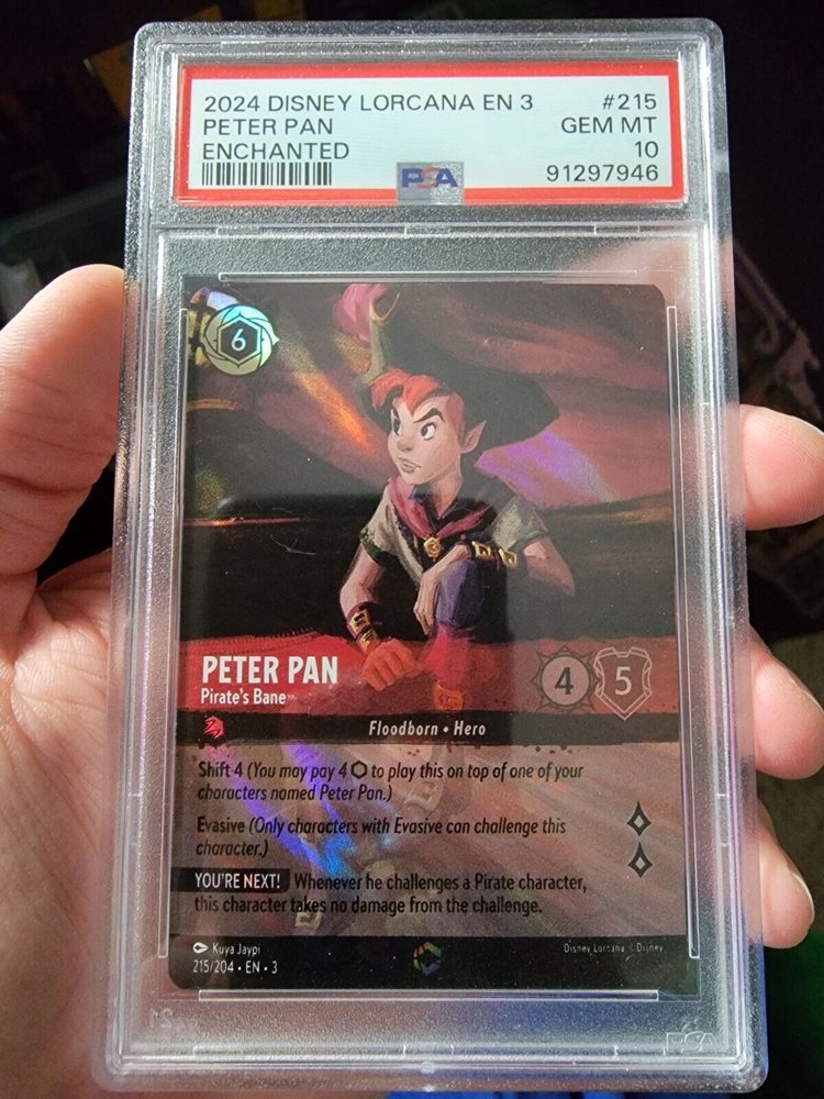 ロルカナ　ピーター・パン　エンチャンテッド 2024 Disney Lorcana ✨EN3 Peter Pan - Pirate's Bane