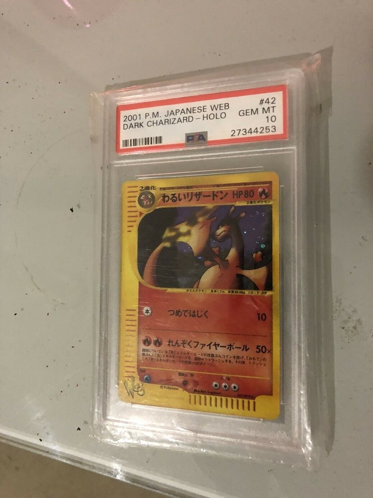 わるいリザードン 　Web　2001年 PSA10　dark charizard Auction Prices Realized Tcg Cards 2001 POKEMON JAPANESE WEB Dark