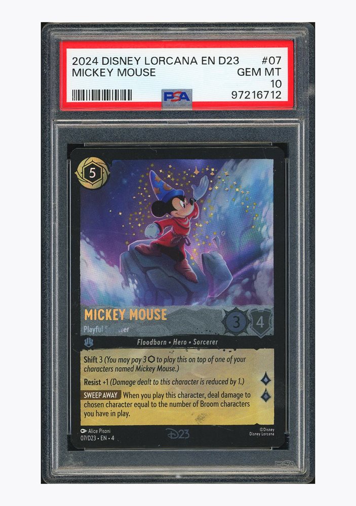 Auction Prices Realized Tcg Cards 2024 DISNEY LORCANA EN D23