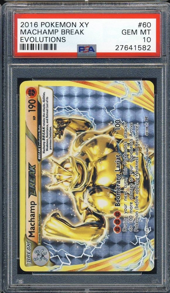 Auction Prices Realized Tcg Cards 2016 Pokemon XY Evolutions Machamp Break