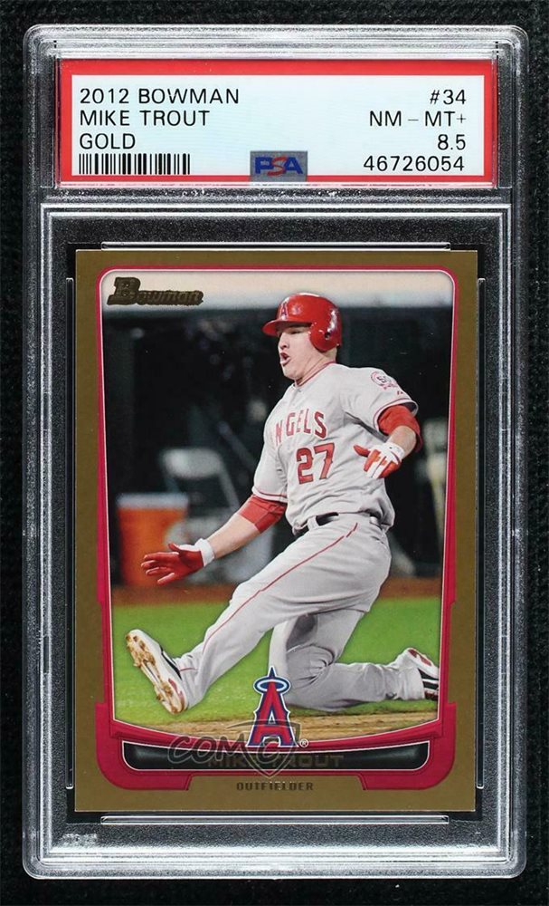 Auction Prices Realized Baseball Cards 2012 Bowman Mike Trout GOLD