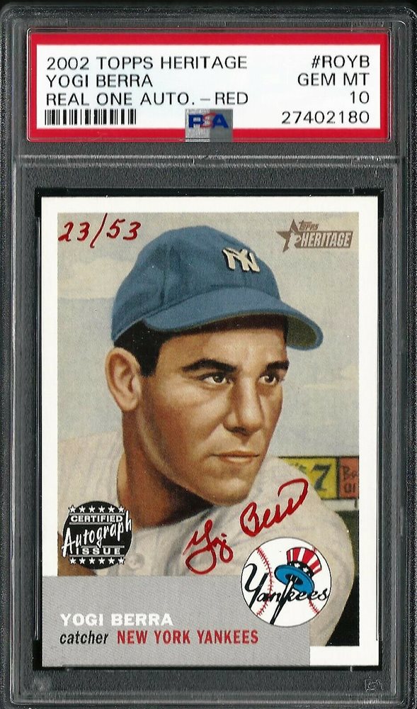 Auction Prices Realized Baseball Cards 2002 Topps Heritage Real 