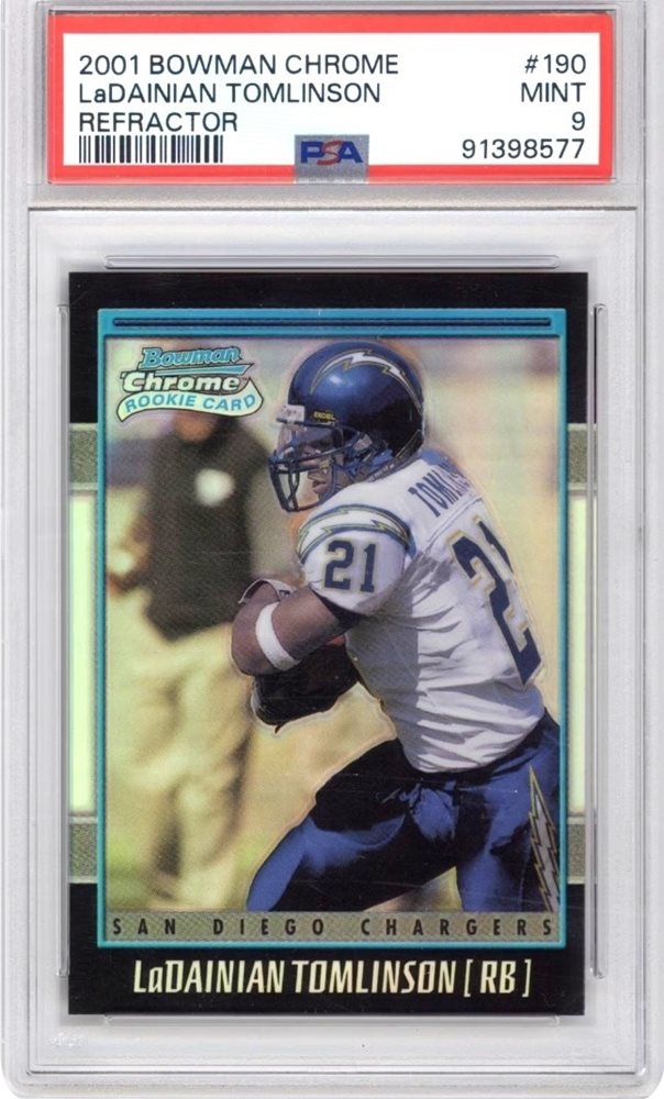 Auction Prices Realized Football Cards 2001 BOWMAN CHROME