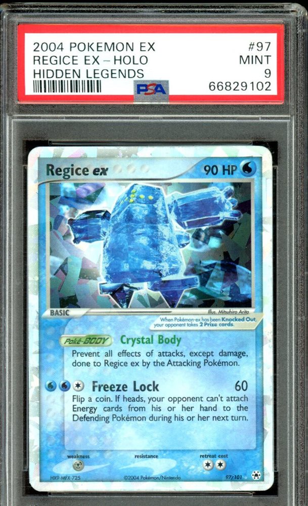 レジアイス　regice とかれた封印 psa9 2004 レジアイス regice とかれた封印 psa9 2004 - メルカリ