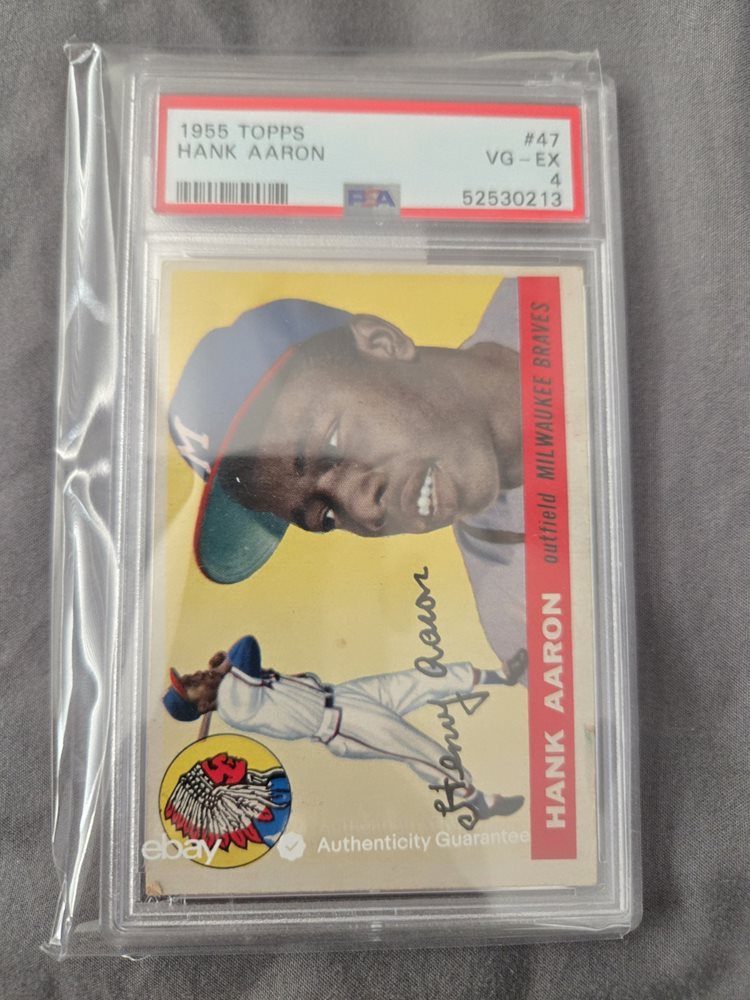 Auction Prices Realized Baseball Cards 1955 TOPPS Hank Aaron