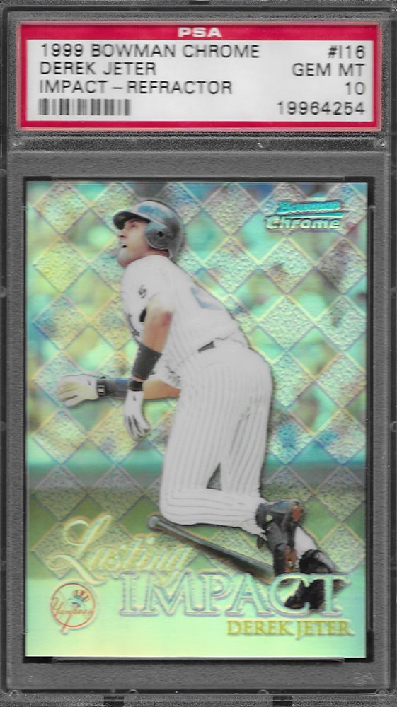 その他 DEREK JETER 1999 BOWMAN CHROME REFRACTOR 1999 BOWMAN CHROME REFRACTOR #290 DEREK JETER PSA 9 | eBay