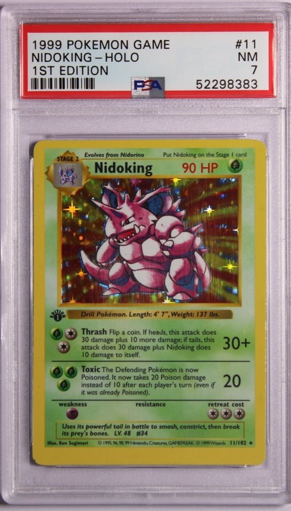 Auction Prices Realized Tcg Cards 1999 POKEMON GAME Nidoking