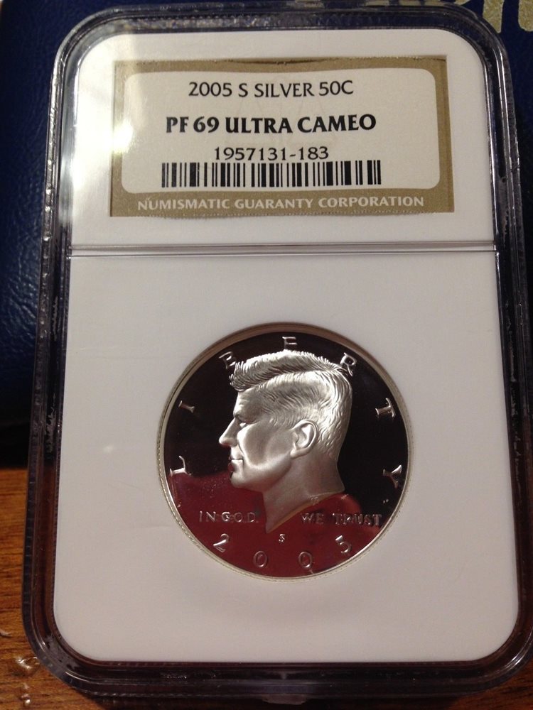 2005 S Silver 50C NGC PF 69 Ultra Cameo, PR69DCAM - PCGS Auction