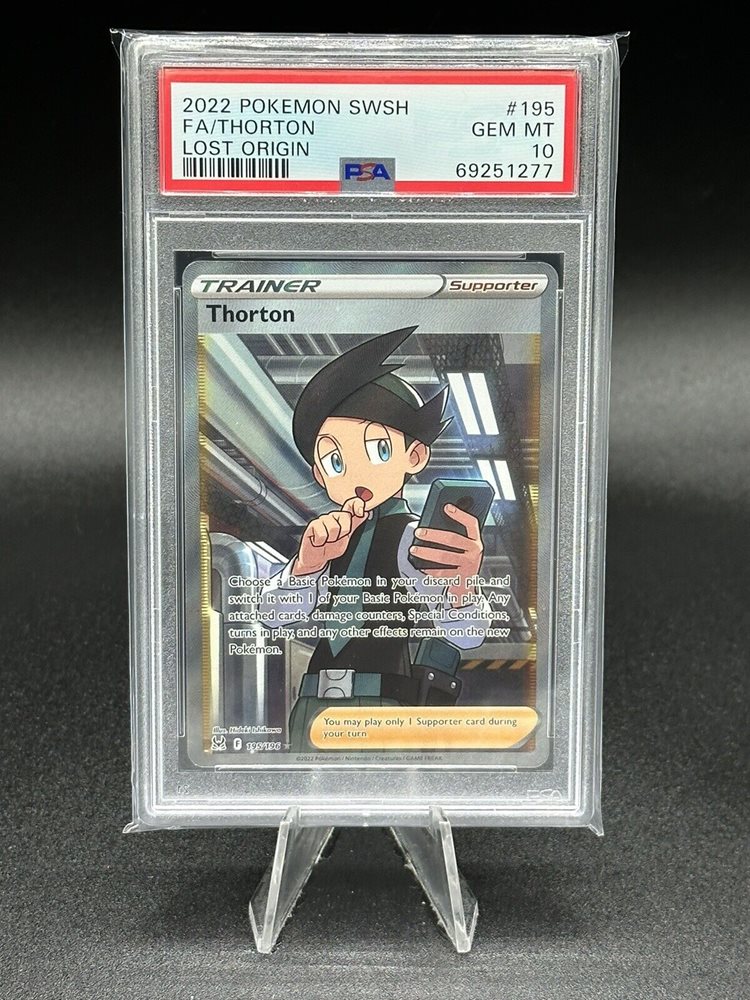 thorton pokemon card Amazon.com: Pokemon - Thorton 210/196 Lost Origin - Full Art Trainer