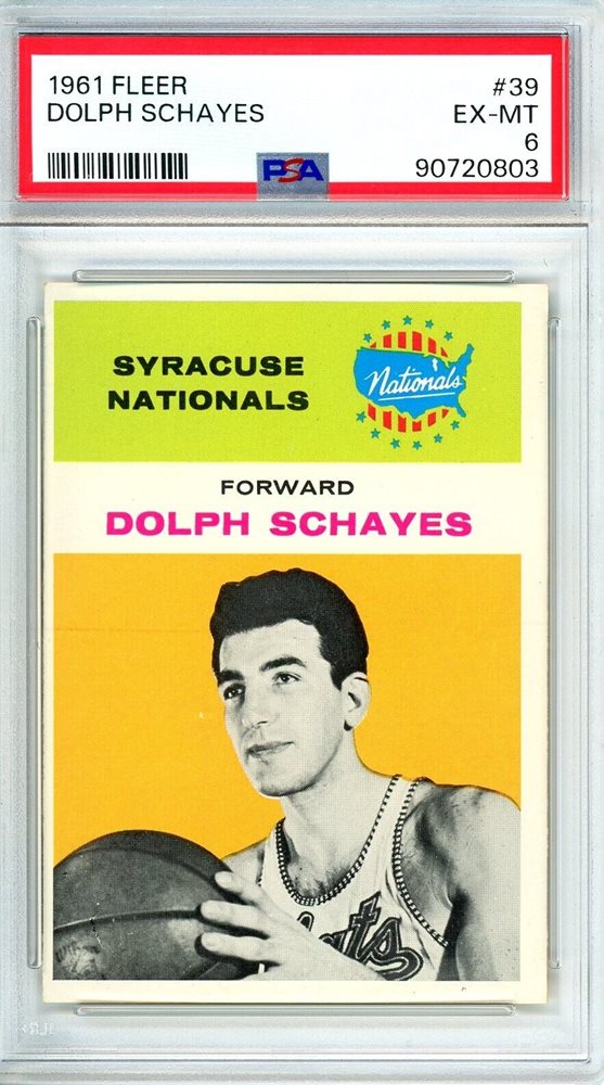 Auction Prices Realized Basketball Cards 1961 FLEER Dolph Schayes