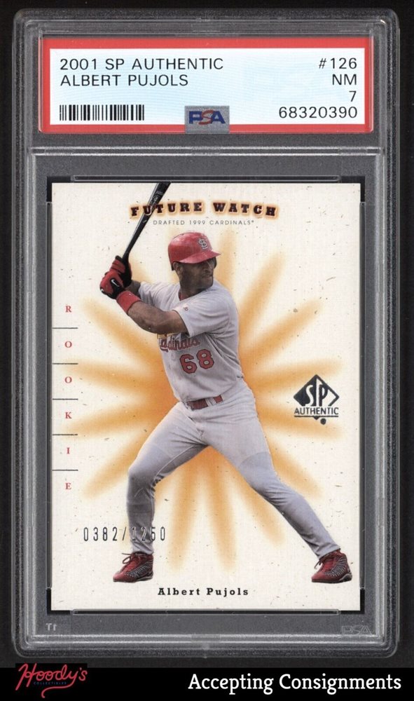 Auction Prices Realized Baseball Cards 2001 SP AUTHENTIC Albert Pujols