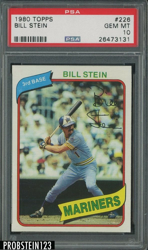Auction Prices Realized Baseball Cards 1980 Topps Bill Stein