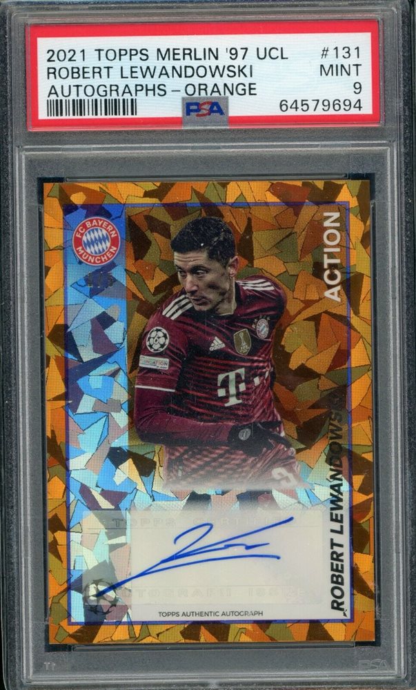 クルゼフスキ　topps merlin 直筆サインカード　PSA10 2023-24 Topps Merlin UEFA Club Competitions Theo Zidane Auto