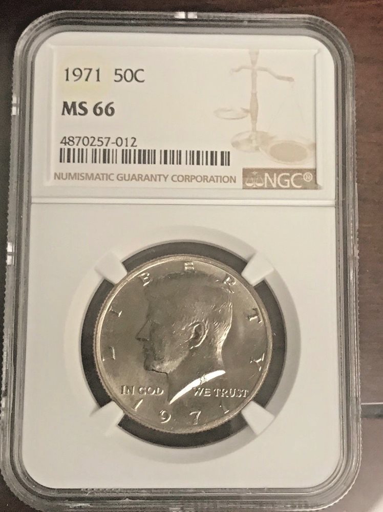 1971 D $1 Eisenhower Dollar NGC MS 65