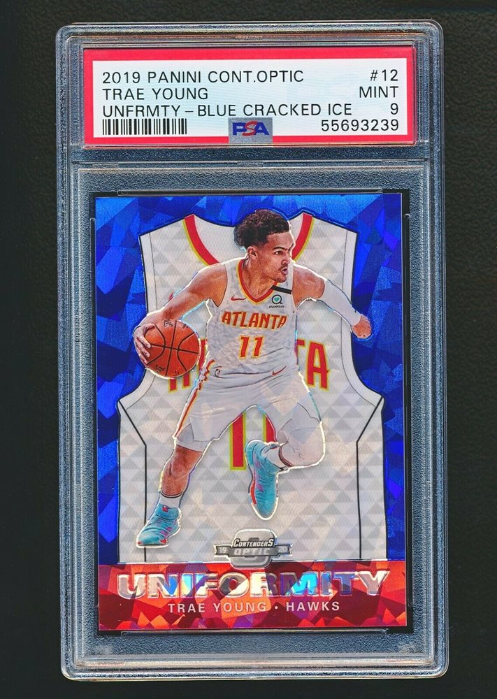 Trae Young Contenders Optic RC 鑑定済み 2018 PANINI CONTENDERS OPTIC TRAE YOUNG #124 SILVER RC AUTO