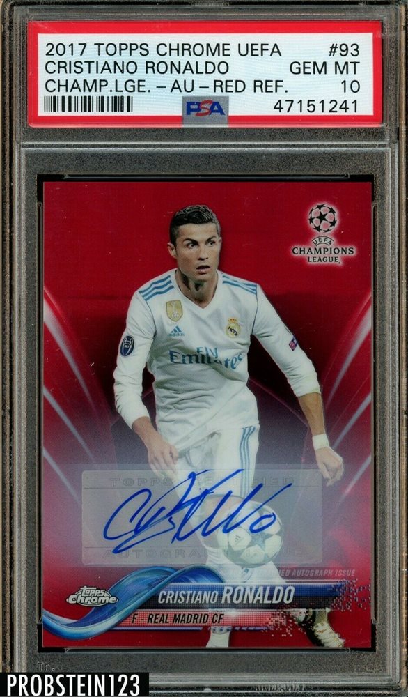 2017-18 Topps Chrome UEFA ロナウド PSA10 2017-18 Topps Chrome UEFA ロナウド PSA10 2017 Topps Chrome UEFA