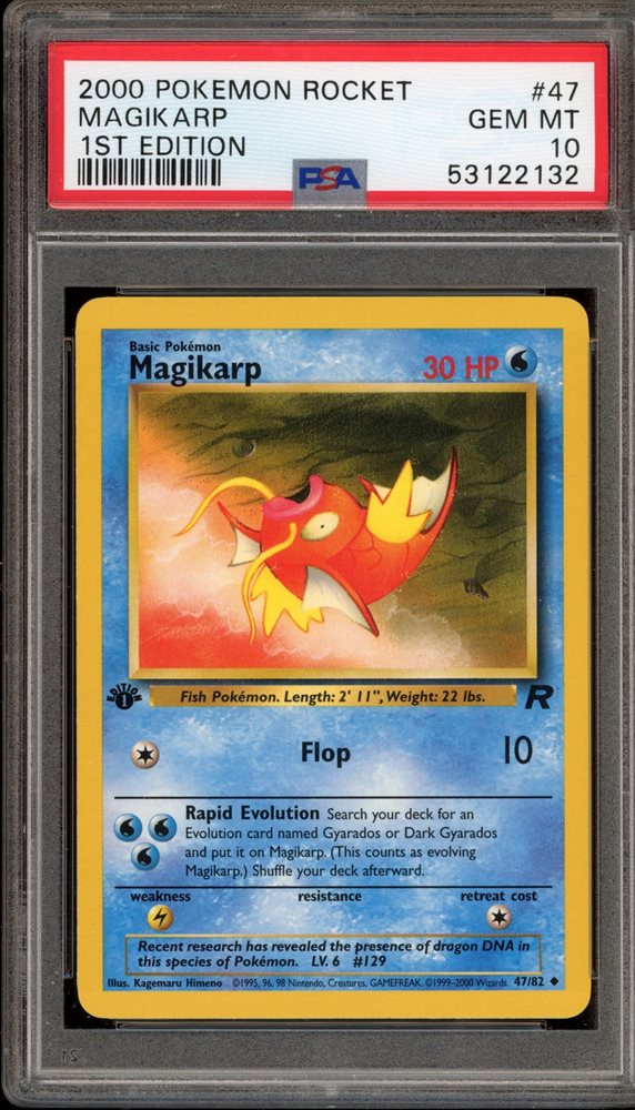 世界82枚 PSA10 コイキング magikarp 1ST 2009 45 Auction Prices Realized Tcg Cards 2009 POKEMON JAPANESE