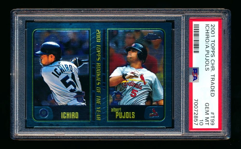 Albert Pujols 2001 Topps Chrome Traded #T99 Rookies of the