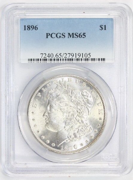 1896 Morgan Silver Dollar MS 65 PCGS (#9105), MS65 - PCGS Auction