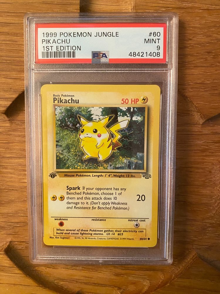Auction Prices Realized Tcg Cards 1999 POKEMON JUNGLE Pikachu