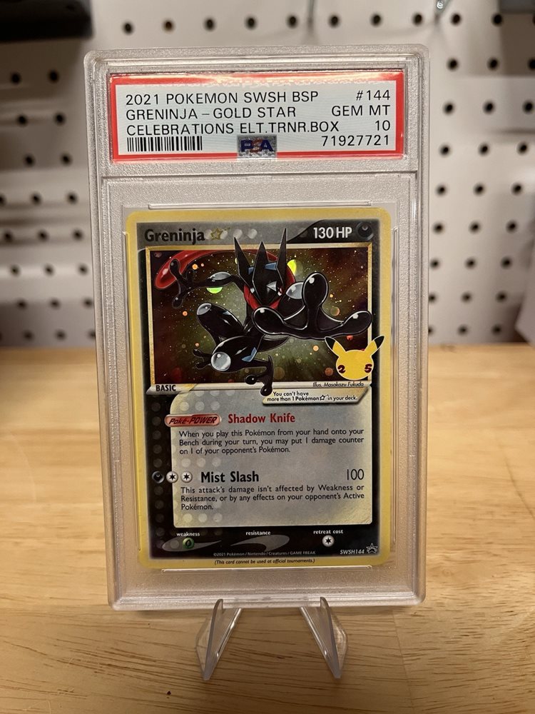 Greninja ゴルドスター Celebrations プロモカード Greninja Gold Star Promo SWSH144 Celebrations 25th