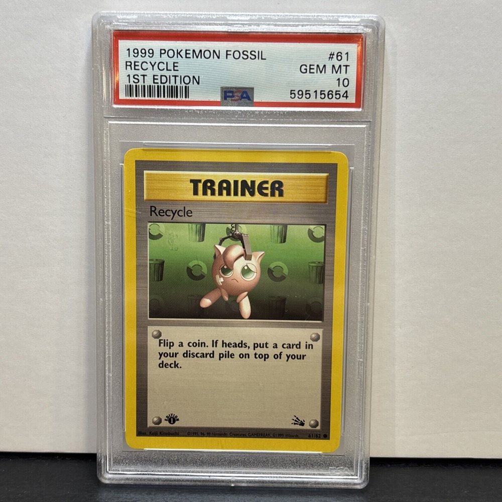 1999.PSＡ.GEMMNT.エキスパートル−ル6 Auction Prices Realized Tcg Cards 1999 POKEMON FOSSIL Recycle