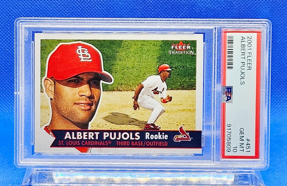 その他  Pujols Auto Fleer 2001 Fleer EX Albert Pujols RC 5/499 Rare Rookie Card #131