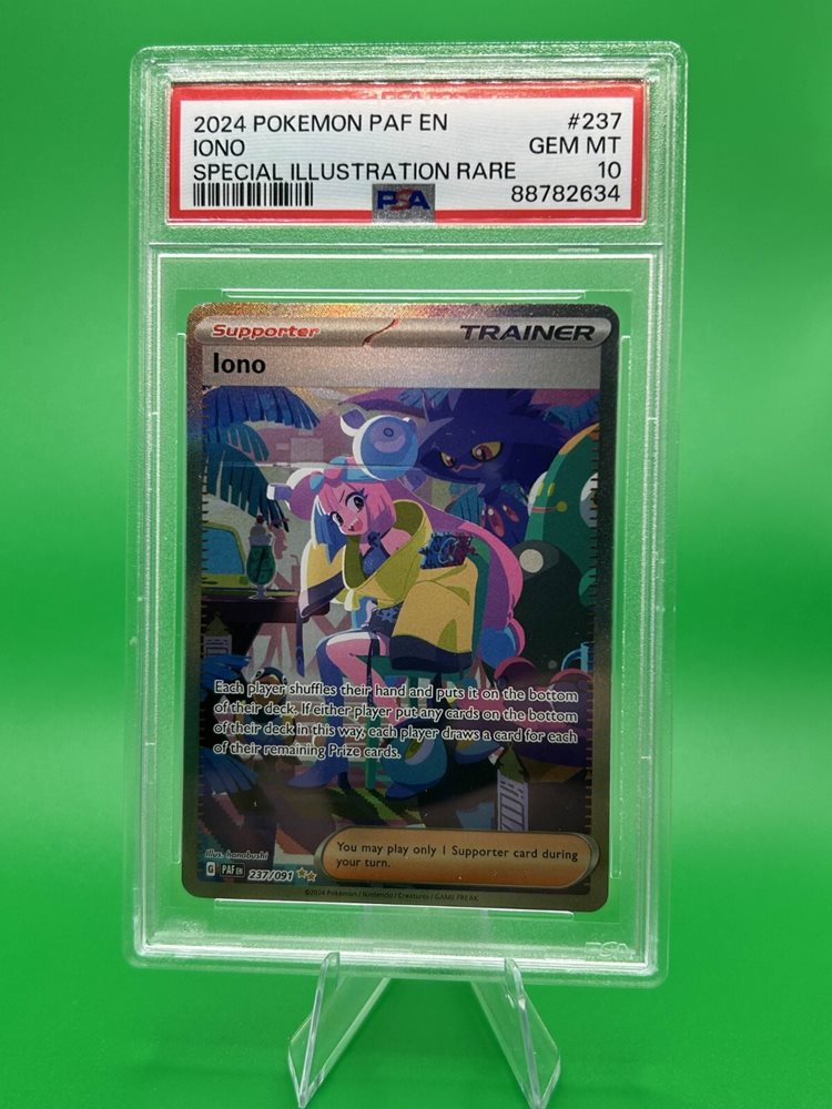 2024 ポケモンカード Iono #124 PSA8 IONO | 2024 POKEMON PAF EN-PALDEAN FATES 237 | SPECIAL