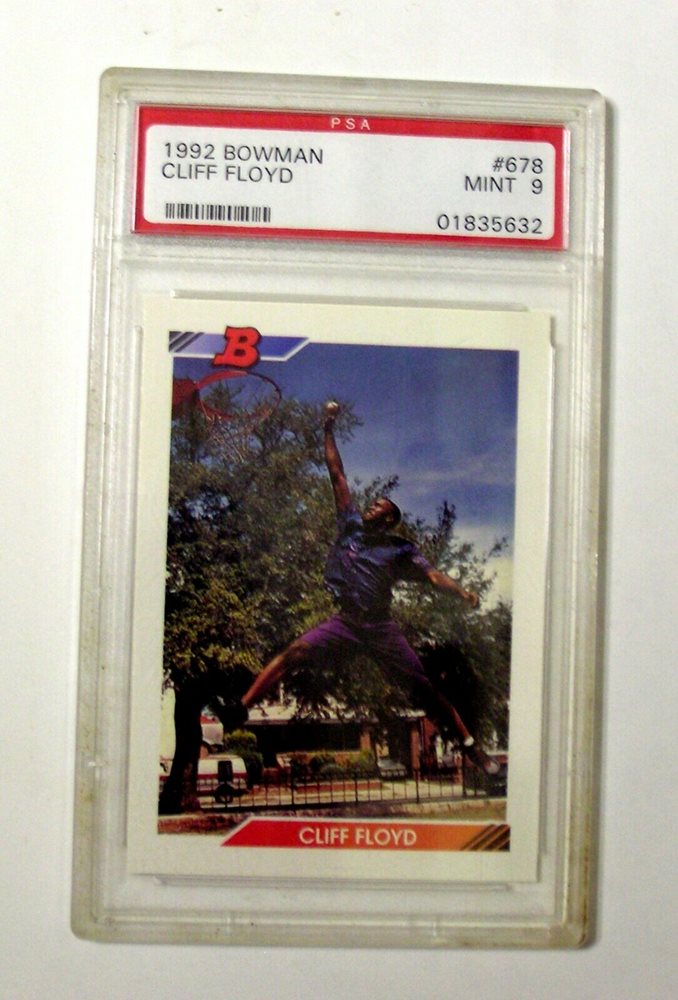 キャロル　PSA9 Auction Prices Realized Baseball Cards 1992 BOWMAN Cliff Floyd