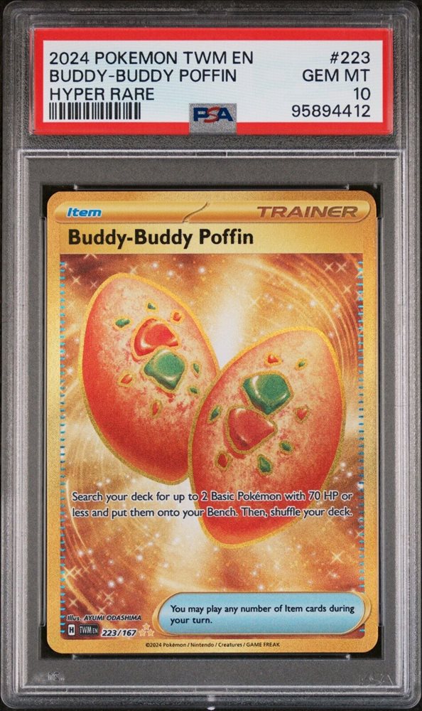 buddy rare cards Pokemon - Buddy-Buddy Poffin - 223/167 - Gold Secret Rare main image 0