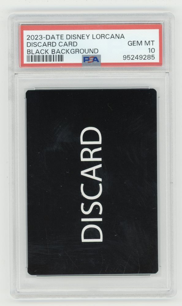 PSA10 初版lorcana DISCARD エラーカード希少ロルカナ