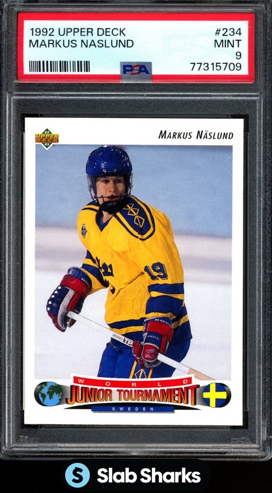 Auction Prices Realized Hockey Cards 1992 UPPER DECK Markus Naslund