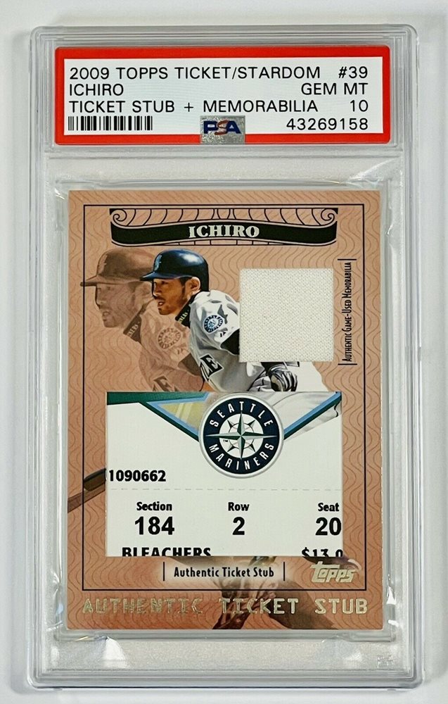 Topps - イチロー　2009 Topps Ticket Game Used 36枚限定 イチロー2009 Topps Ticket Game Used 36枚限定