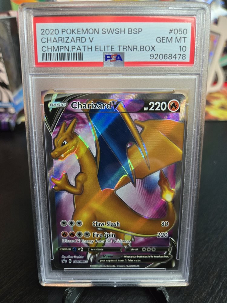 2020 Pokémon Charizard V PSA 10 Pokemon PSA 10 GEM MINT Charizard V 2020 Japanese Starter