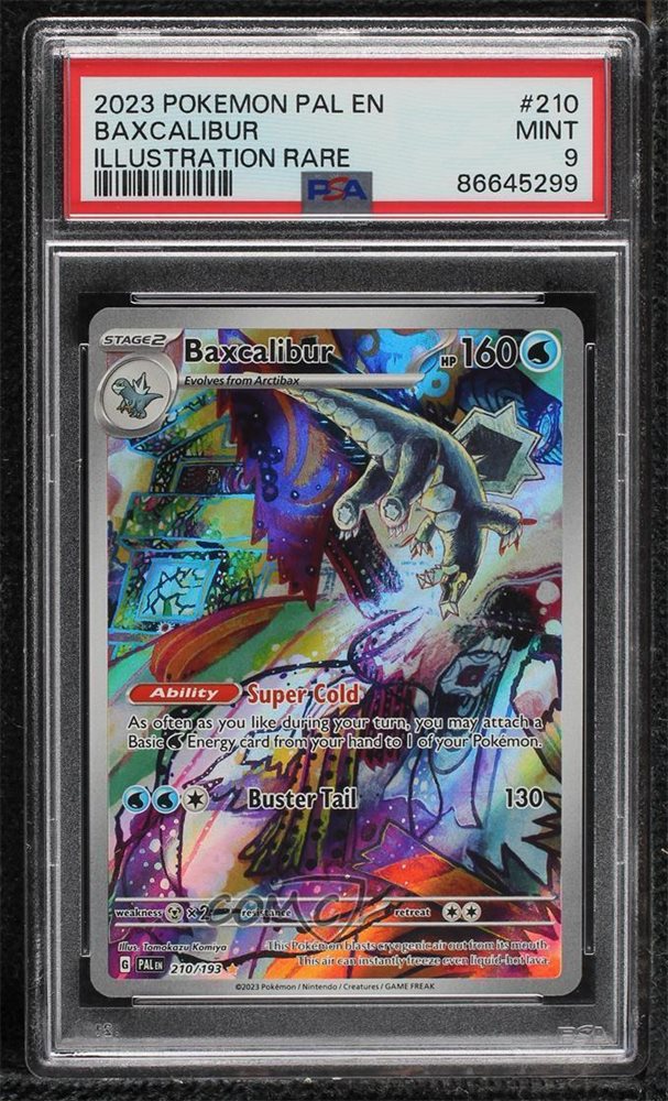baxcalibur pokemon cards Amazon.com: Pokemon -Baxcalibur 210/193 - Paldea Evolved - Illustration  Rare