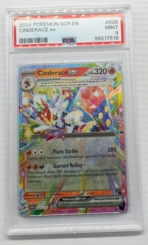 028 142 pokemon card Cinderace ex - 028/142 - Ultra Rare (SCR) - TCG Singles Colorless Flare Strike (280) During your next turn eBay Auction Item 375845309011 Tcg