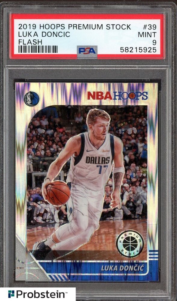超レア 99枚限定 PSA9 Luka Doncic 2019 #399 BGS 2019-20 Panini Mosaic Luka Doncic Reactive Orange Prizm #44