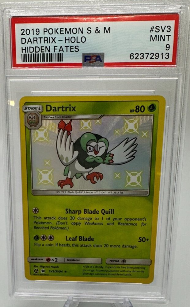 dartrix pokemon card Decidueye 008/072 Shining Fates - Pokemon Evolution 3 Card Lot