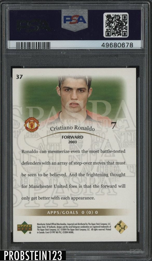 Auction Prices Realized Soccer Cards 2004 SP AUTHENTIC