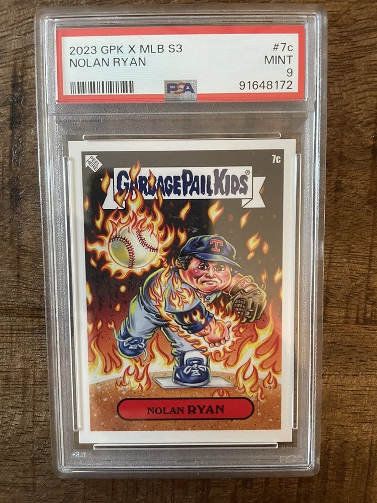 2023 Topps Garbage Pail Kids X Mlb Series 3 #7c Nolan Ryan front