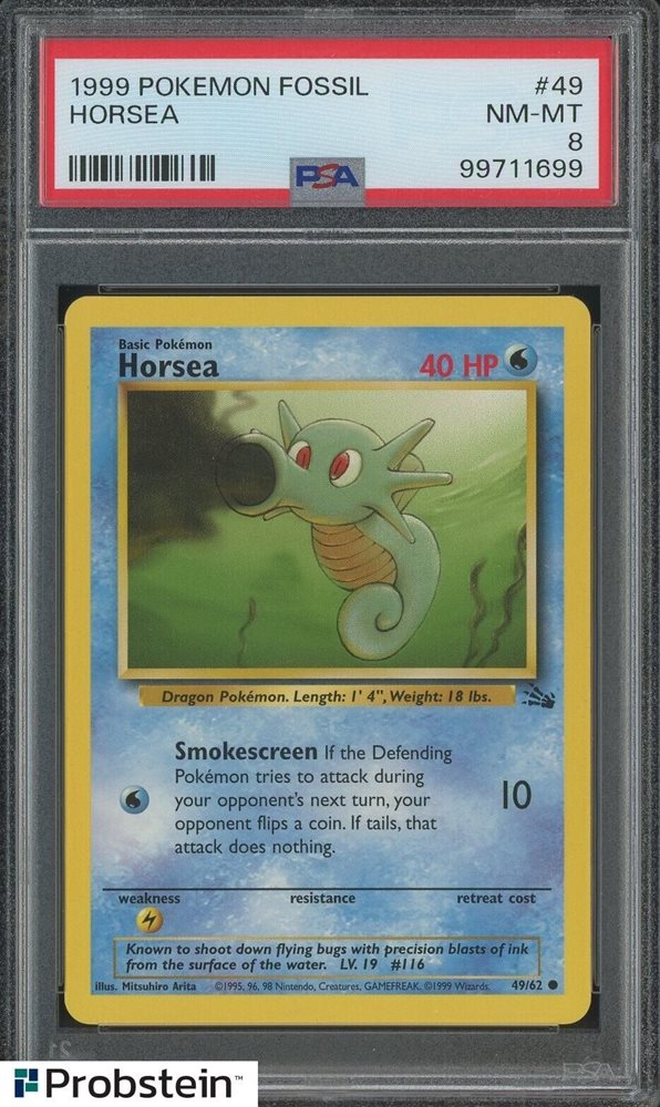 世界178枚 PSA9 タッツー 旧裏 1998 116 25 horsea 世界178枚 PSA9 タッツー 旧裏 1998 116 25 horsea - メルカリ